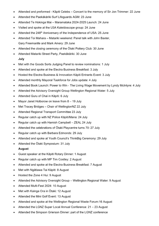 A list of days and months of the year

Description automatically generated