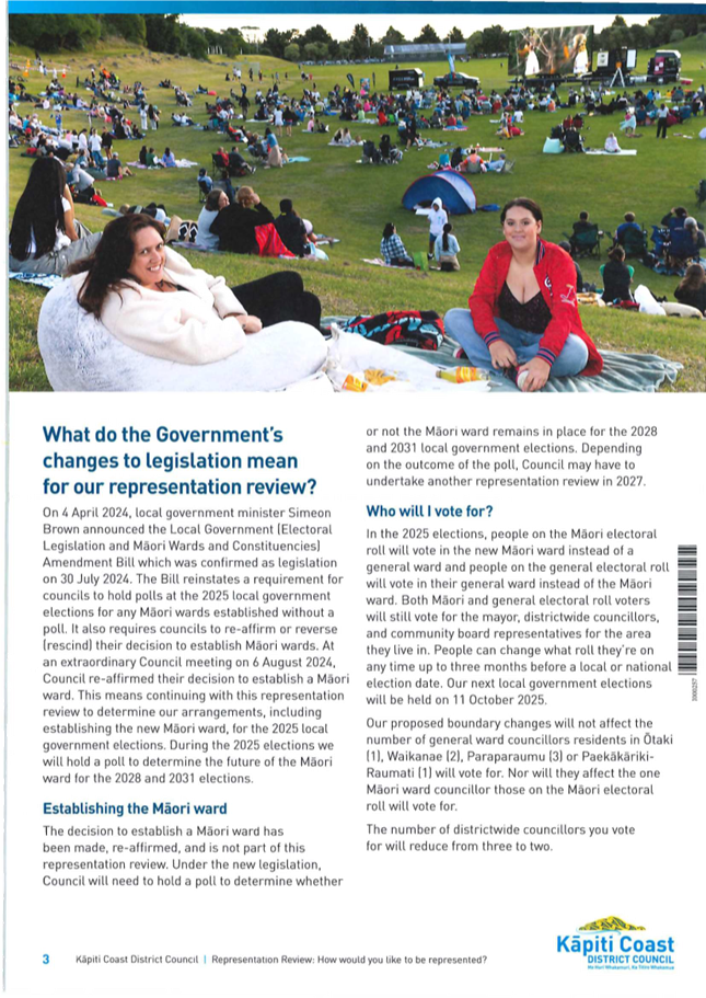 A magazine with people sitting on the grass

Description automatically generated